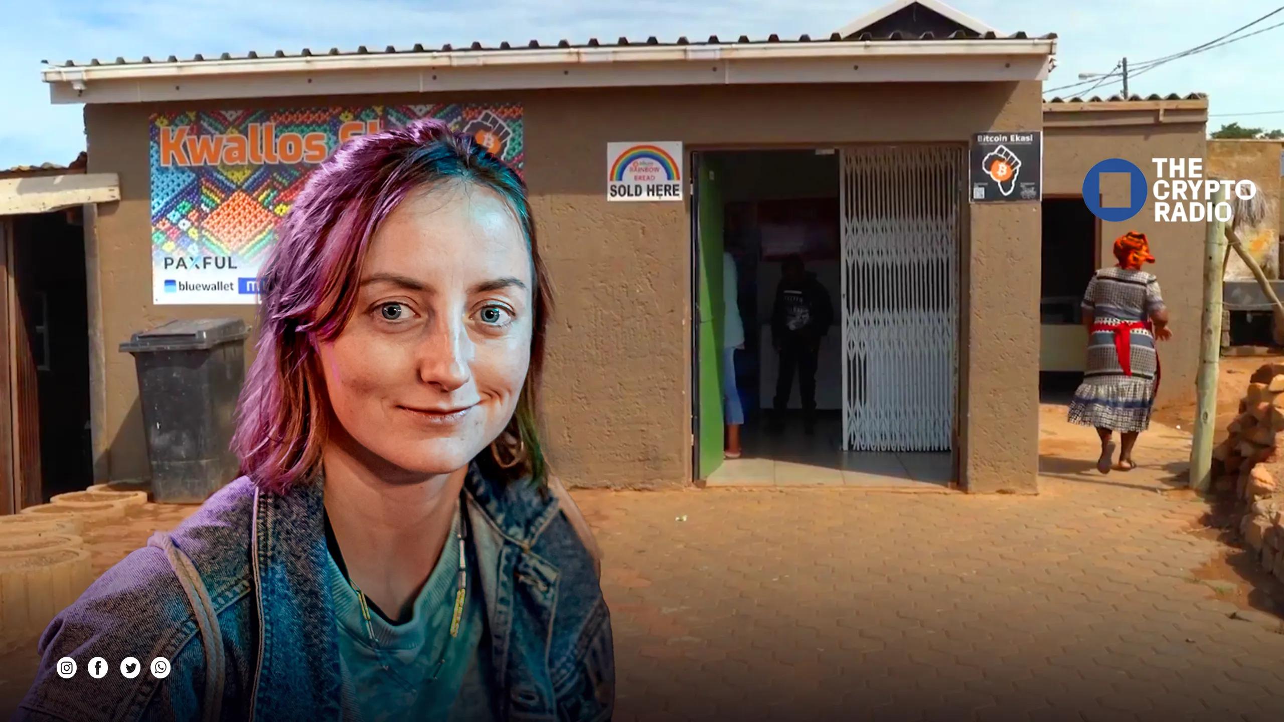 Filmmaker Jenna Reid in South Africa's Bitcoin circular economy project Bitcoin Ekasi