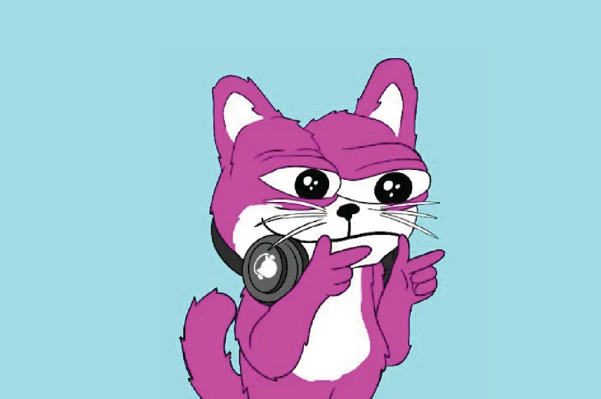 Dubcat logo, The Crypto Radio logo and Bit Shamen or Shammy