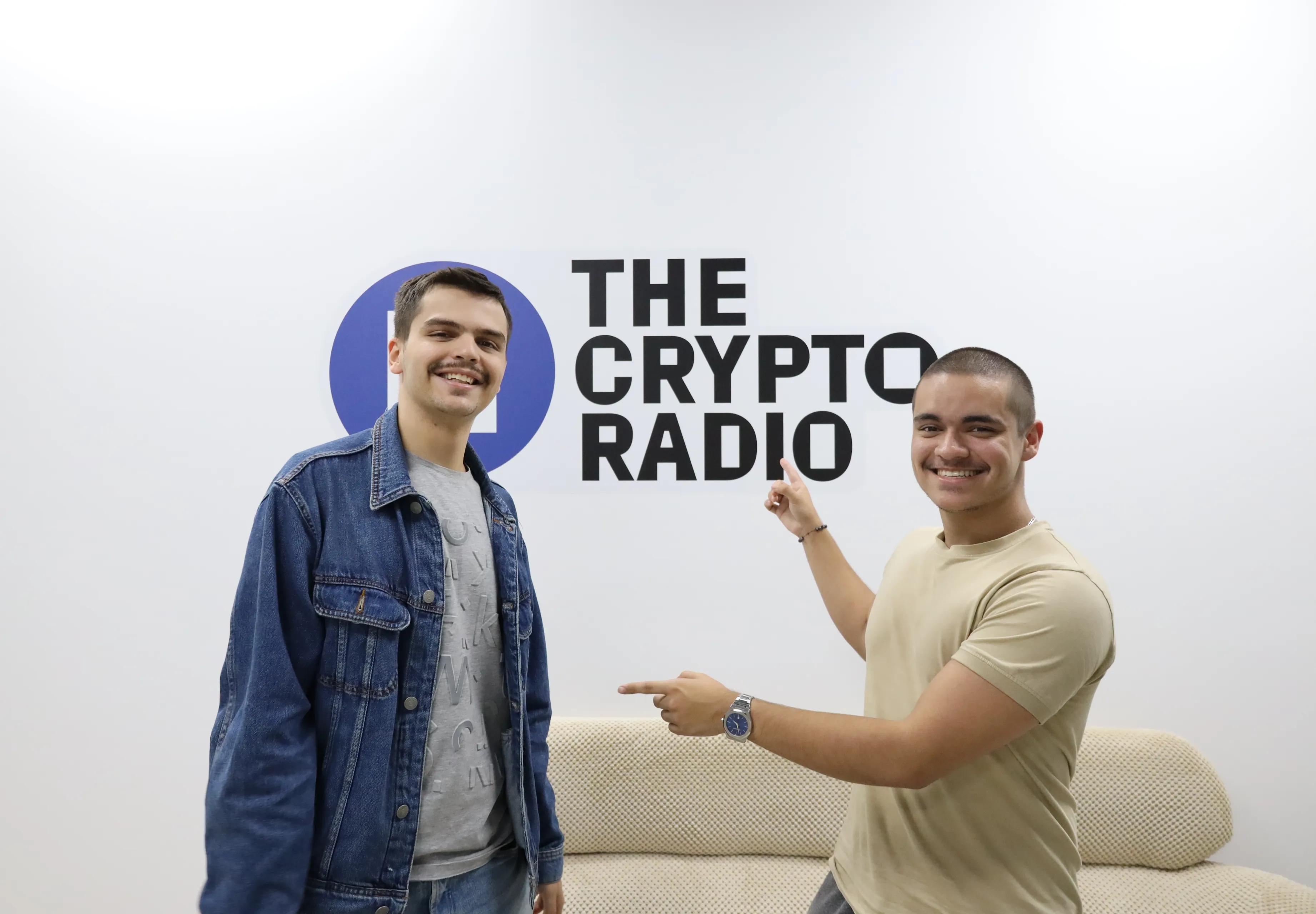 Crypto business developer Ali Ali and The Crypto Radio's Karim Sami 
