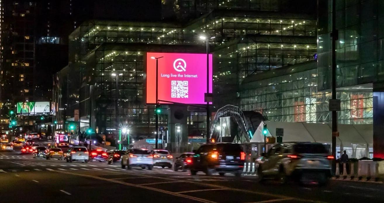 Cassie heart's company Quilibrium, a new form of internet based on Discord app, has ad in New York