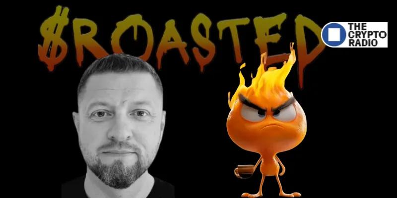 Stephen Caroll, co-founder of Lion's Share, which backs the Crypto Roast token $ROASTED and Mr Roast