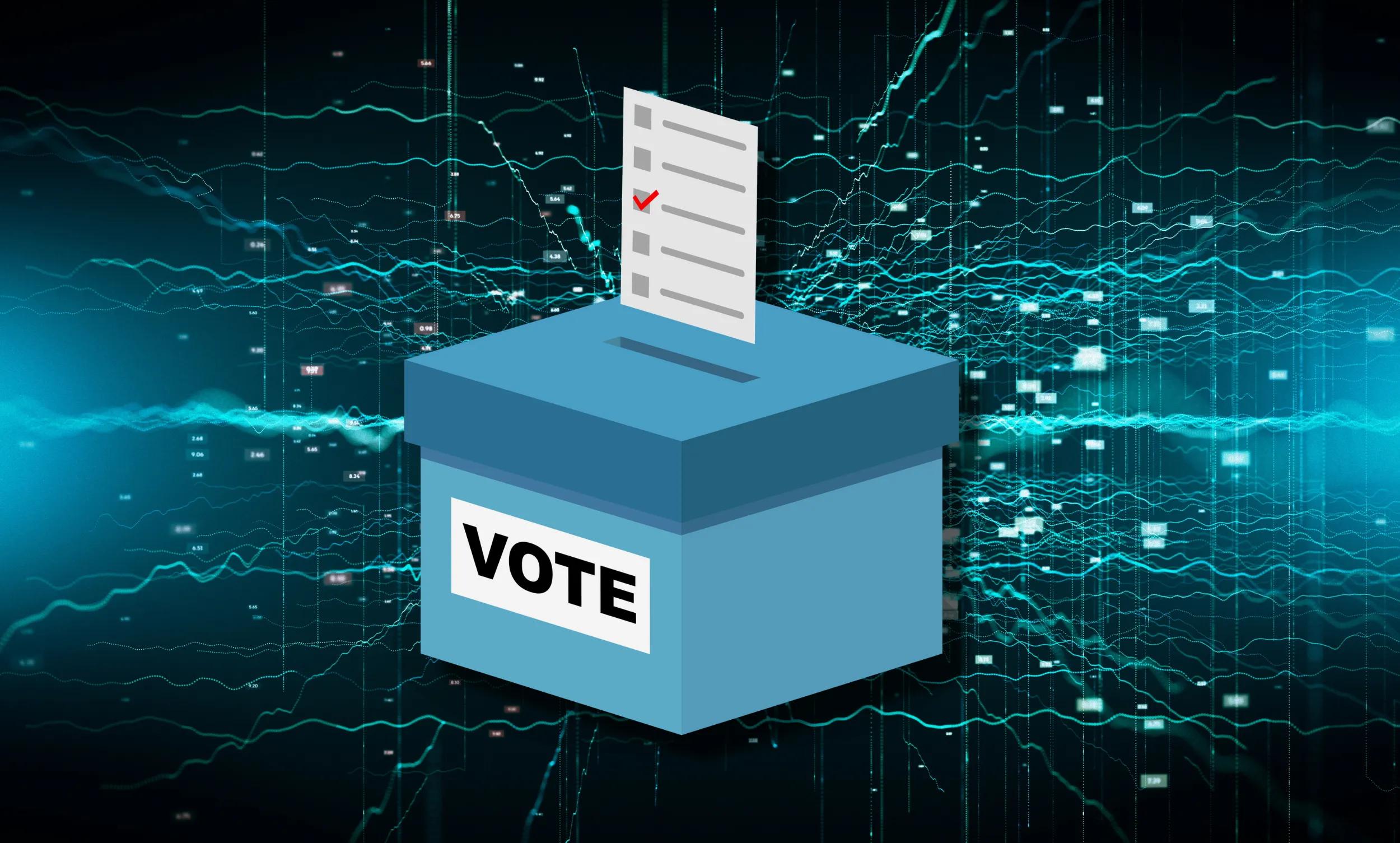 A ballot box