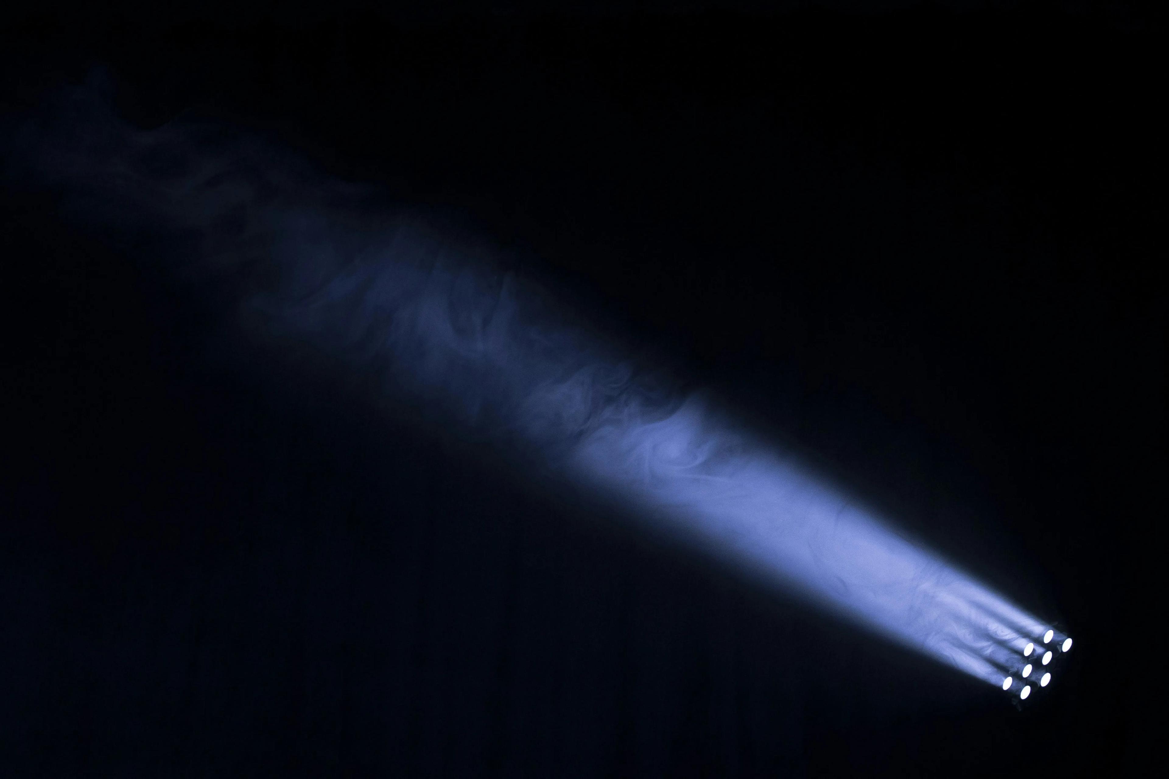 Stage with a spotlight
