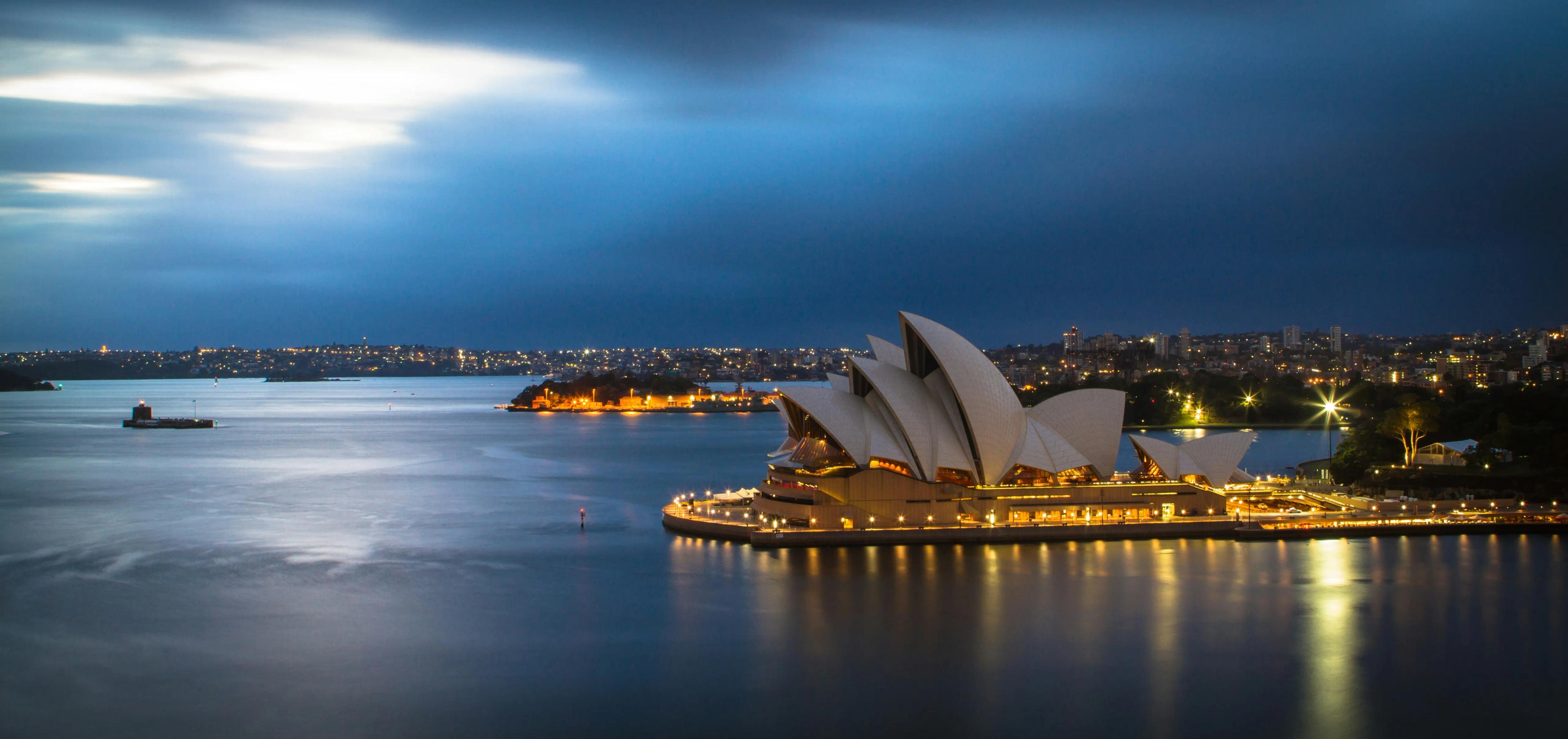 Sydney at night