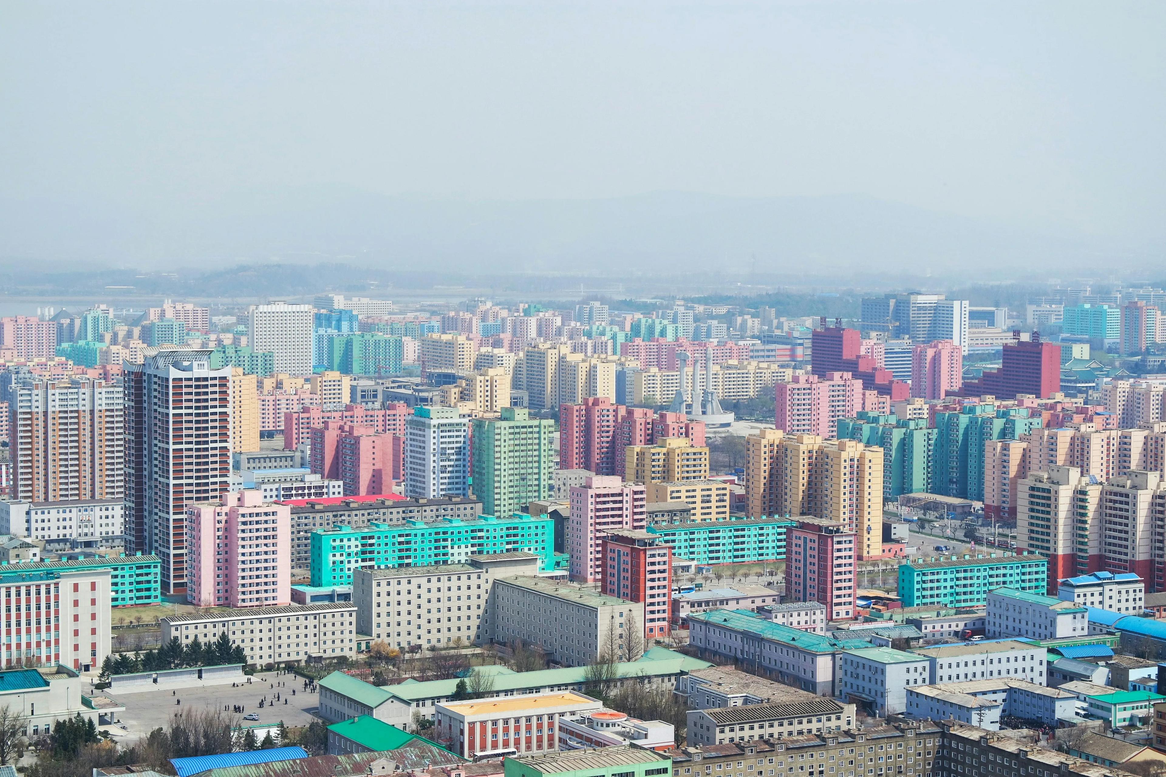 Pyongyan cityscape