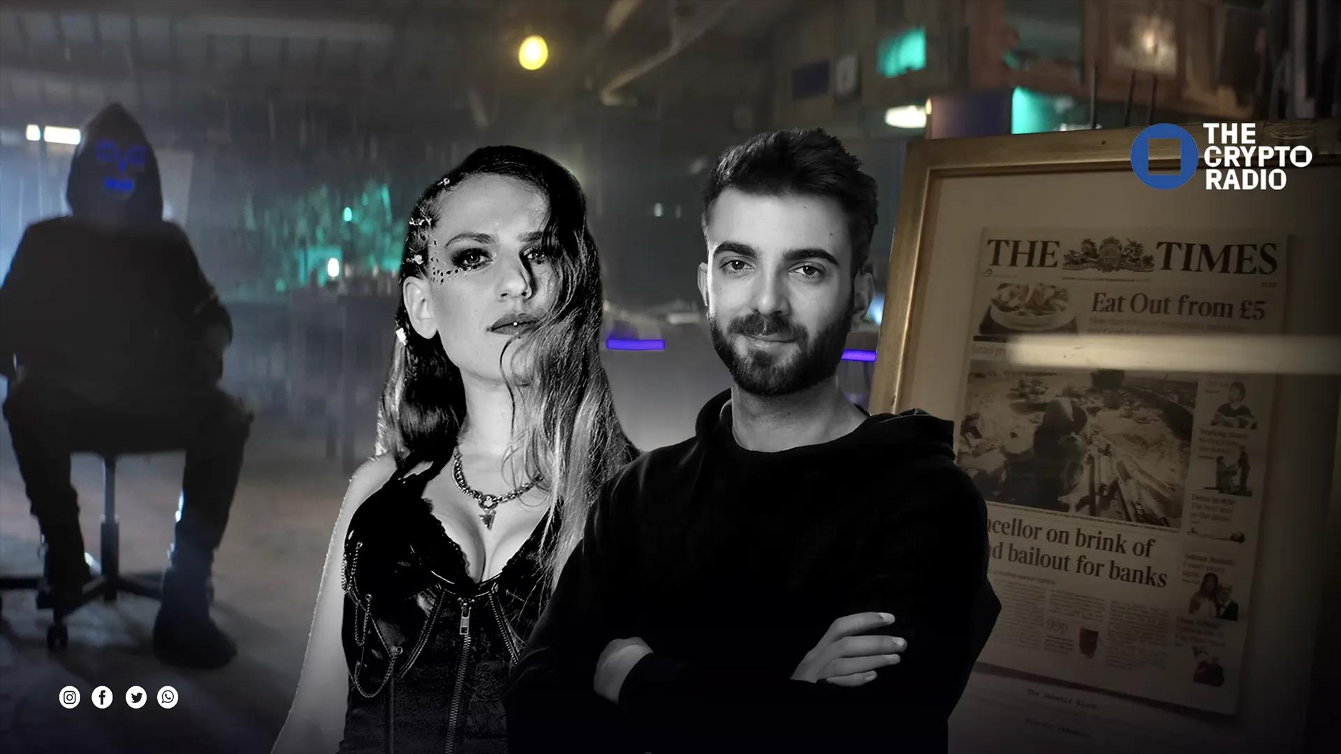 Filmmaker Lahav Levi and Scardust’s Noa Gruman in their RIP music video