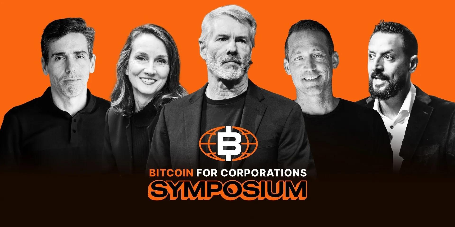 From left, Michael Saylor, Mark Moss, George Mekhail, Theresa Morrison, and Javier Rodriguez‑Alarcon