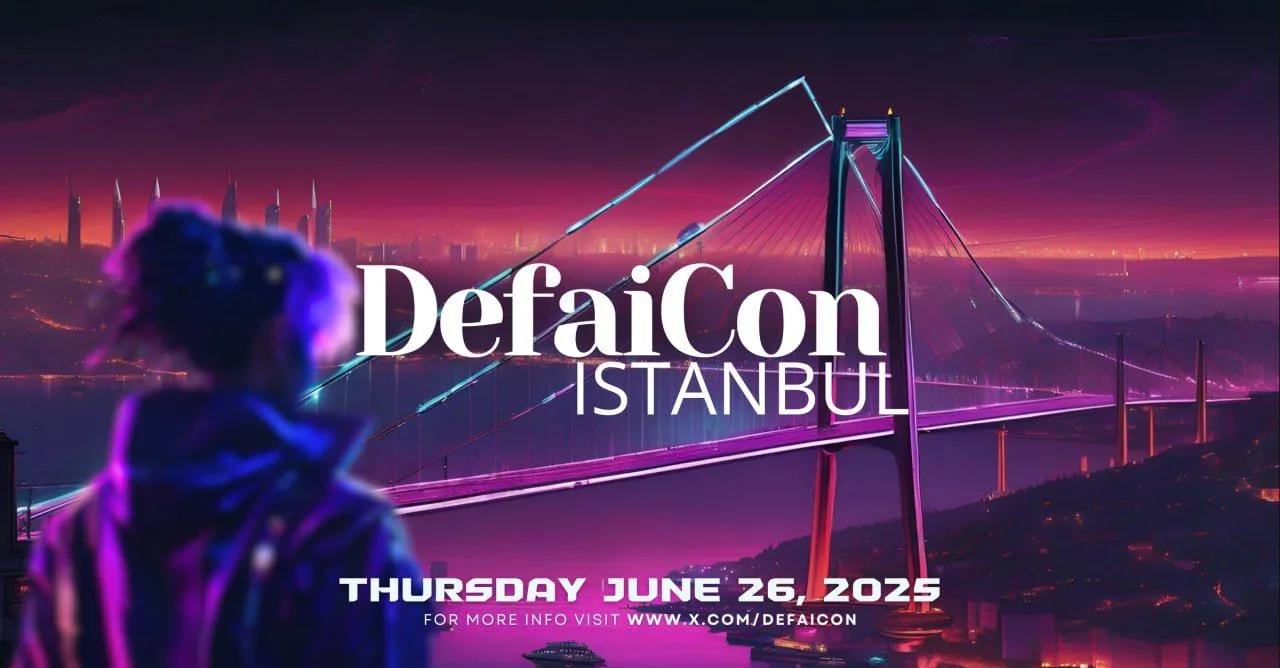 DefaiCon Istanbul will take place at Istanbul Blockchain Week 2025 on Thursday 26th June 2025