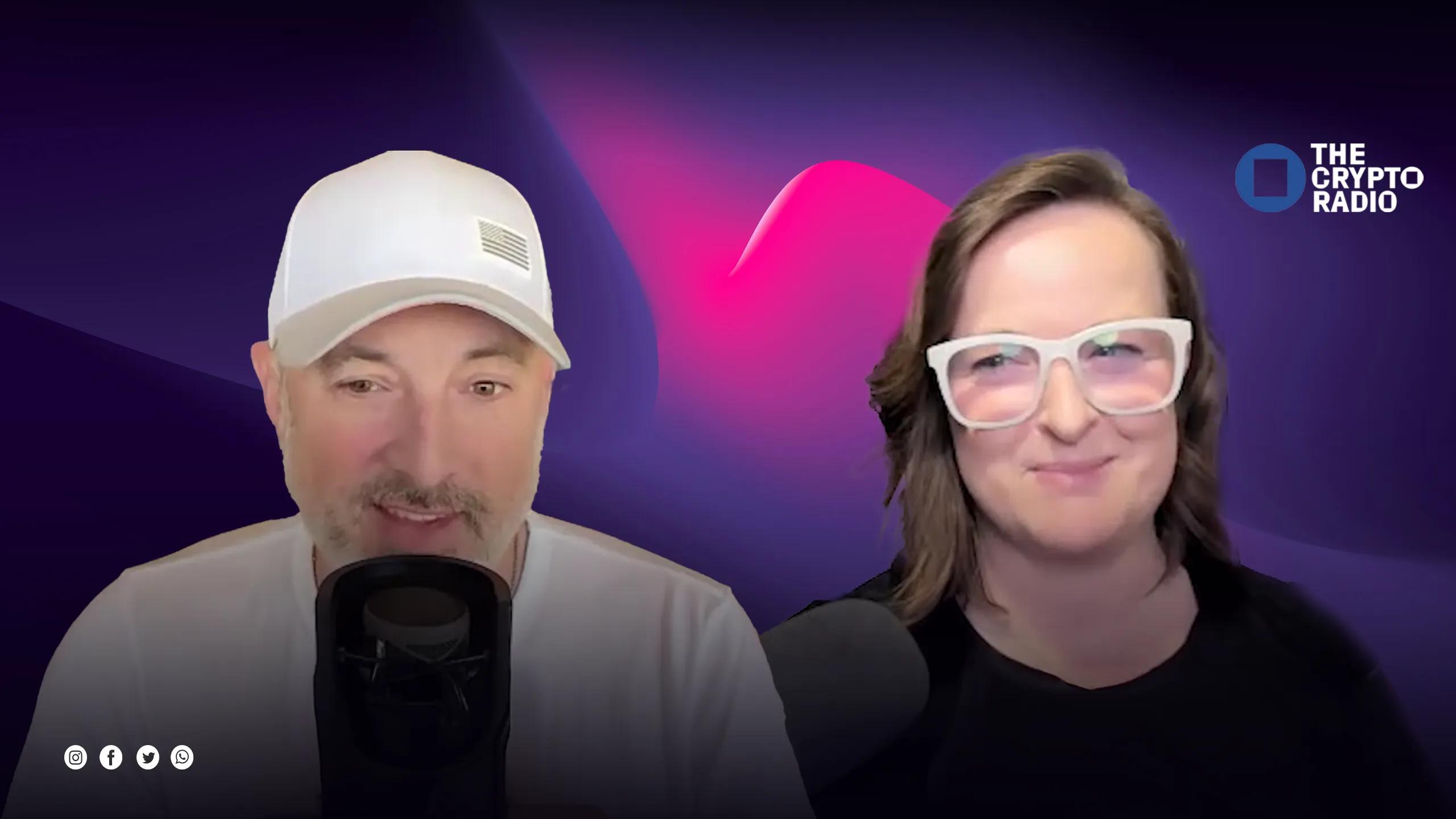 Mike Dillard and The Crypto Radio's Ann Marie McQueen