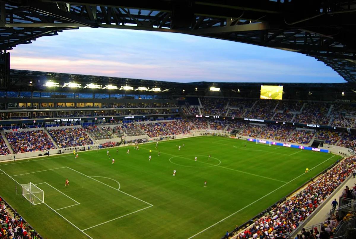 Full field view of Red Bull Arena.