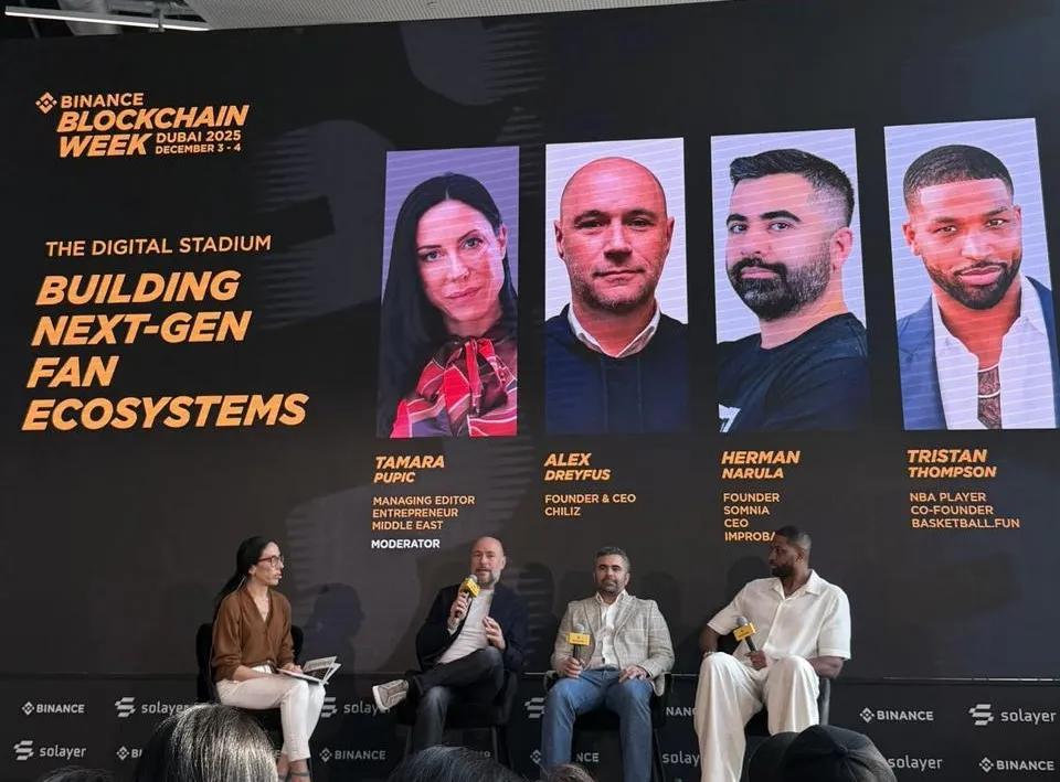 The Digital Stadium: Building the Next-Gen Fan Ecosystem Panel Discussion at Binance Blockchain Week